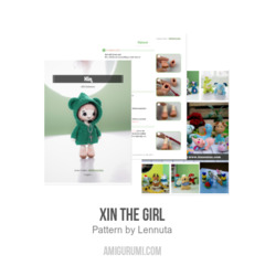 Xin the girl amigurumi pattern by Lennutas