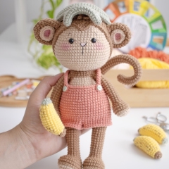 Monkey Marcel amigurumi pattern by GatoFio