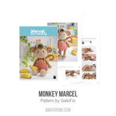 Monkey Marcel amigurumi pattern by GatoFio