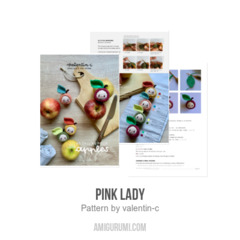 PINK LADY amigurumi pattern by valentin.c