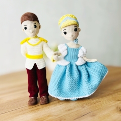 Prince and princess amigurumi pattern by Fluffy Tummy