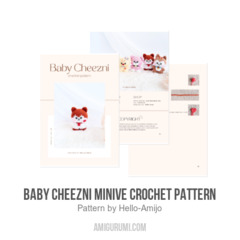 Baby Cheezni Minive Crochet Pattern amigurumi pattern by Hello Amijo