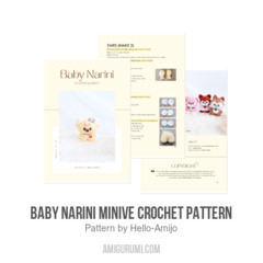 Baby Narini Minive Crochet Pattern amigurumi pattern by Hello Amijo