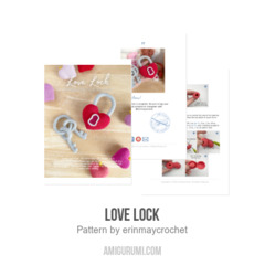 Love Lock amigurumi pattern by erinmaycrochet