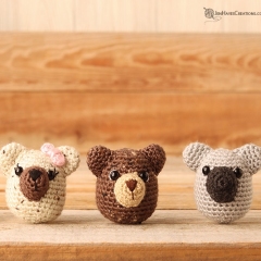 Bear Egg amigurumi pattern by Jen Hayes Creations