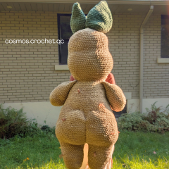 Jumbo Jake the mandrake amigurumi by Cosmos.crochet.qc