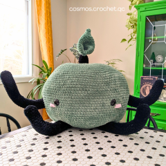 Stardew Valley Jumbo Junimo  amigurumi pattern by Cosmos.crochet.qc