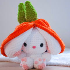 Funny Bunny - The Carrot Bunny amigurumi pattern by Crocheniacs