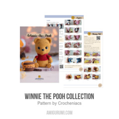 Winnie the Pooh Collection amigurumi pattern by Crocheniacs