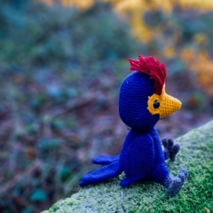 Tuile the Turaco amigurumi by LittleEllies_Handmade