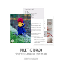 Tuile the Turaco amigurumi pattern by LittleEllies_Handmade