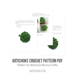 ARTICHOKE Crochet Pattern PDF amigurumi pattern by Mommys Bunny Crafts