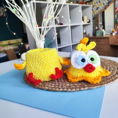 CHICKEN - Easter Egg Basket amigurumi pattern by Mommys Bunny Crafts