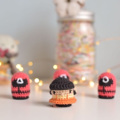 Mini characters from Squid Game amigurumi pattern by O Recuncho de Jei