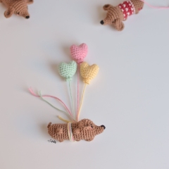 Mini dachshund amigurumi amigurumi pattern by O Recuncho de Jei