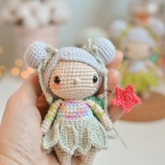 Petalo the flower fairy  amigurumi by O Recuncho de Jei