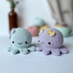 Octo-baby the Baby Octopus amigurumi by One Little Ragdoll