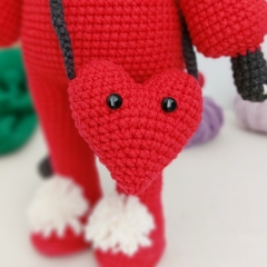 Red cat amigurumi pattern by Iryna Zubova