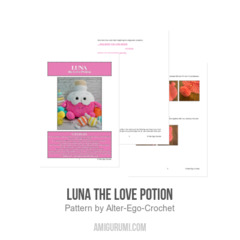 Luna the Love Potion amigurumi pattern by Alter Ego Crochet