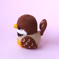 Pip the Sparrow amigurumi pattern by Amigurumi with Eli