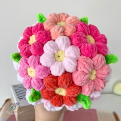 Bouquet of Flowers amigurumi pattern by CuteVilleToys