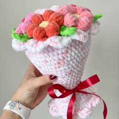 Bouquet of Flowers amigurumi by CuteVilleToys