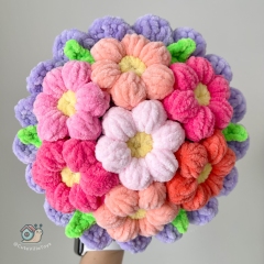 Bouquet of Flowers amigurumi pattern by CuteVilleToys