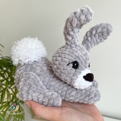 Forest Bunny amigurumi pattern by CuteVilleToys