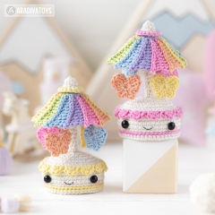 Kawaii Music Box (Carousel) amigurumi by AradiyaToys