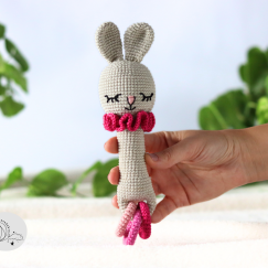 Bunny rattle crochet pattern