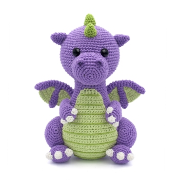 Elio the Dragon  amigurumi pattern by DIY Fluffies