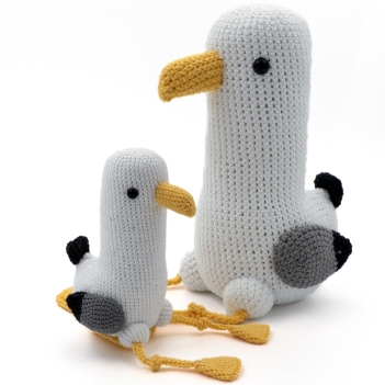 Seagull amigurumi pattern by MevvSan