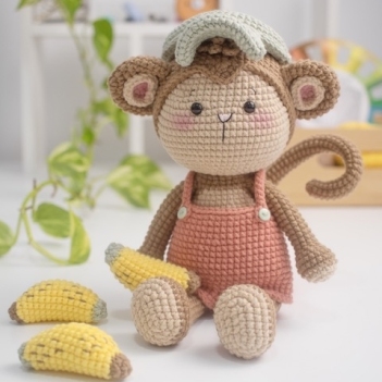 Monkey Marcel amigurumi pattern by GatoFio