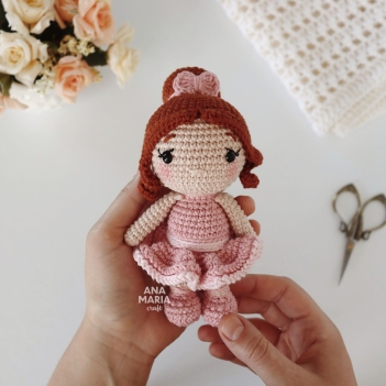 Ballerina Tin Soldier Nutcracker amigurumi pattern by Ana Maria Craft