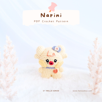 Baby Narini Minive Crochet Pattern amigurumi pattern by Hello Amijo