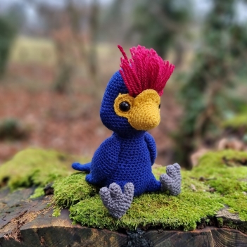 Tuile the Turaco amigurumi pattern by LittleEllies_Handmade