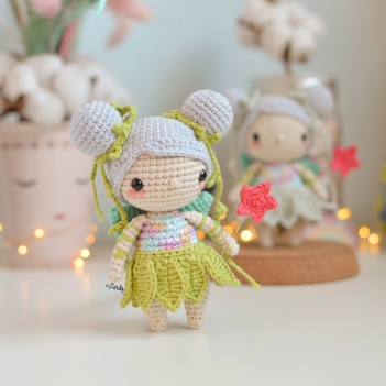 Petalo the flower fairy  amigurumi pattern by O Recuncho de Jei