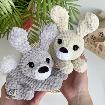 Forest Bunny amigurumi pattern by CuteVilleToys