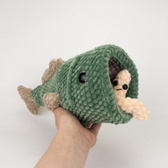 Plush Barry the Bass Pattern amigurumi by Theresas Crochet Shop