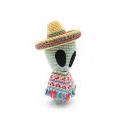 Alien in Mexico amigurumi pattern by RoKiKi