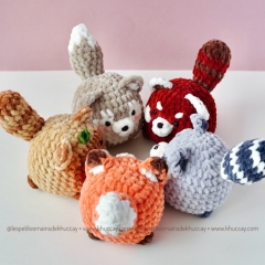 The Chubby Forest Animals amigurumi by Khuc Cay