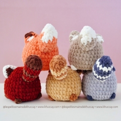 The Chubby Forest Animals amigurumi pattern by Khuc Cay