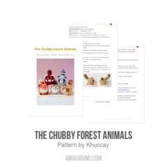 The Chubby Forest Animals amigurumi pattern by Khuc Cay