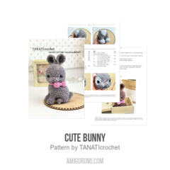 Cute Bunny amigurumi pattern by TANATIcrochet