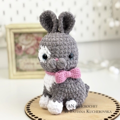 Cute Bunny amigurumi by TANATIcrochet