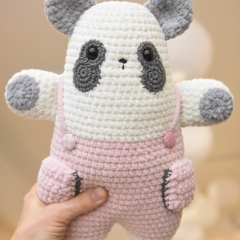 Soft Panda Bear amigurumi by lilleliis