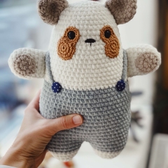 Soft Panda Bear amigurumi pattern by lilleliis