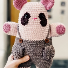 Soft Panda Bear amigurumi pattern by lilleliis