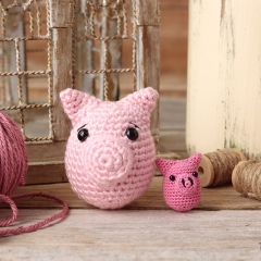 Pig Egg amigurumi by Jen Hayes Creations