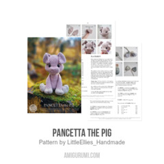 Pancetta the Pig amigurumi pattern by LittleEllies_Handmade